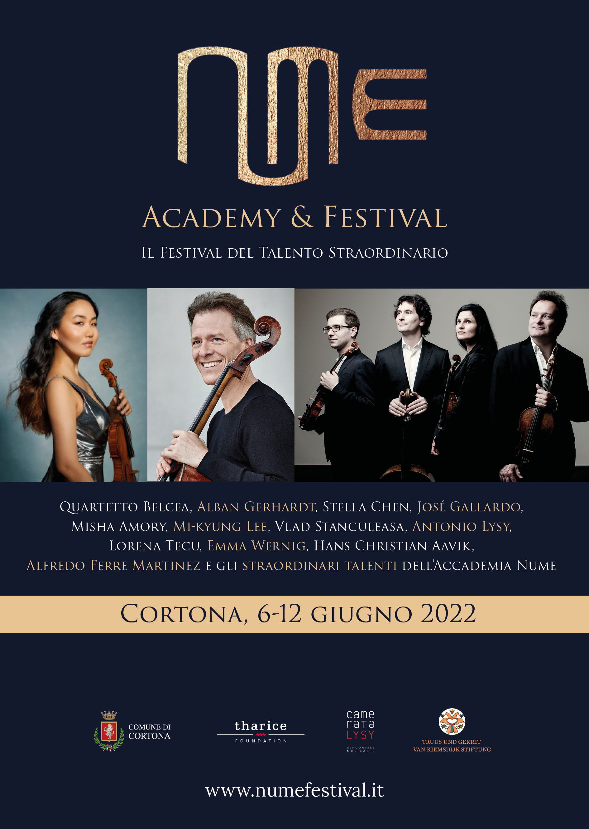 L'eccellenza della musica classica sbarca a Cortona: dall'8 al 12 giugno ecco il Nume Festival